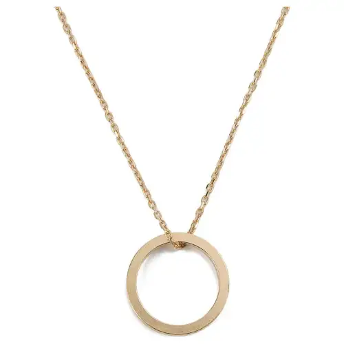 Maison Margiela Ring Pendant Detailed Necklace