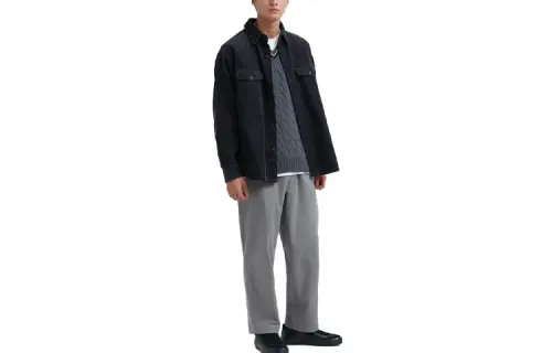 UNIQLO Casual Pants Men's Smoke Gray