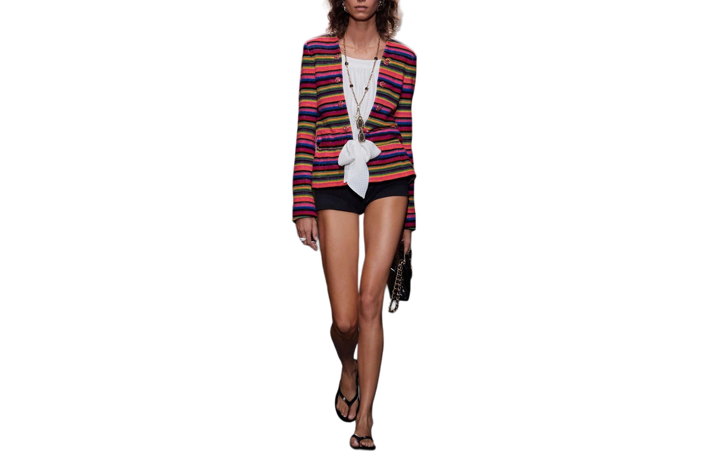 CHANEL 24 Spring Summer New Arrivals Knitwear Women's Multicolor