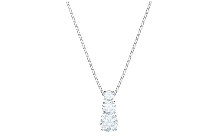 Swarovski Attract Trilogy Round Pendant Necklace