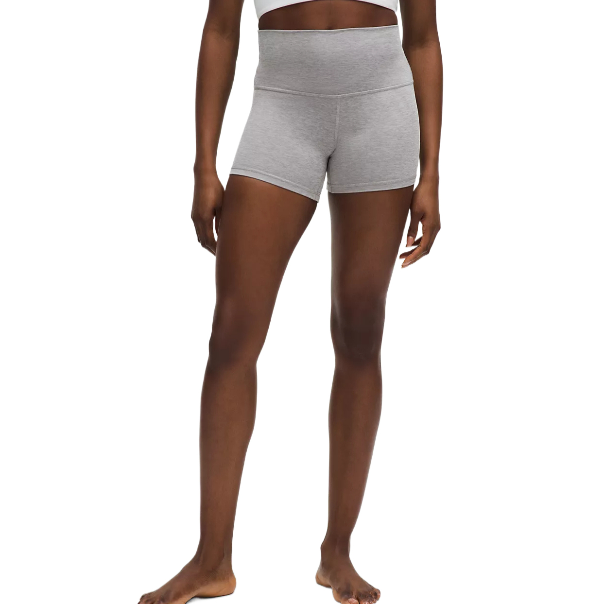 Lululemon Align Yoga Shorts 4′ Women’s Gray Medium Grey