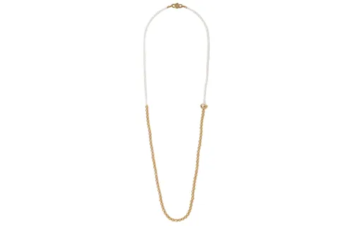 MIU MIU Metal Necklaces Women's Gold