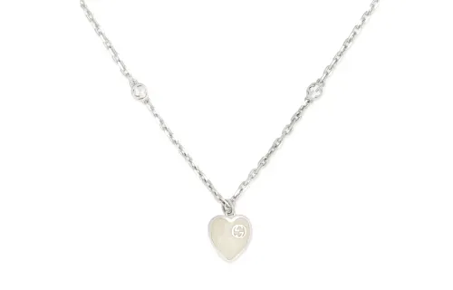 Gucci Heart necklace with Interlocking G