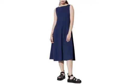 UNIQLO Sleeveless Dress Women's Navy Blue