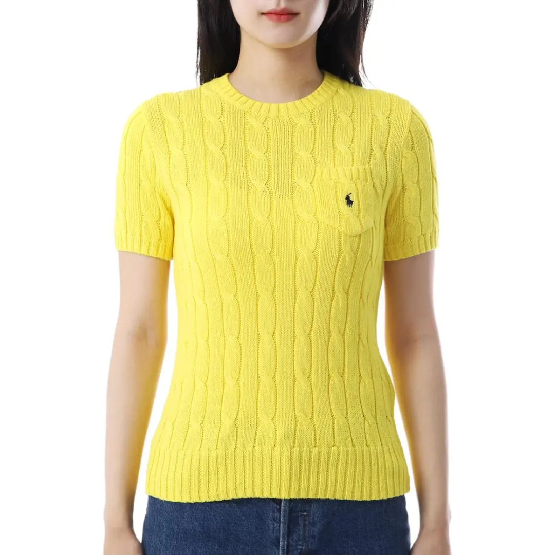 Polo Ralph Lauren Cable knit Chest pocket Top