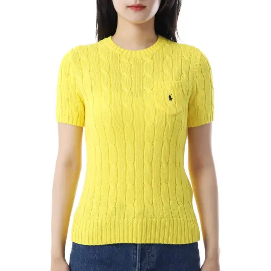 Polo Ralph Lauren Cable knit Chest pocket Top