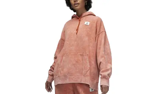 Jordan Sweatshirts Women's Coral Hooded Moderate Regular