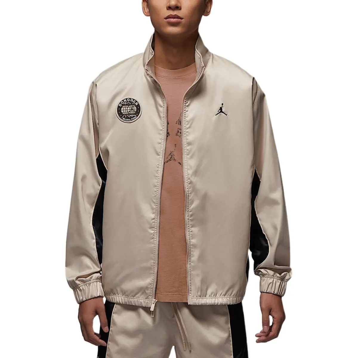 Jordan Sport Jackets Men's Apricot Stand Collar Moderate