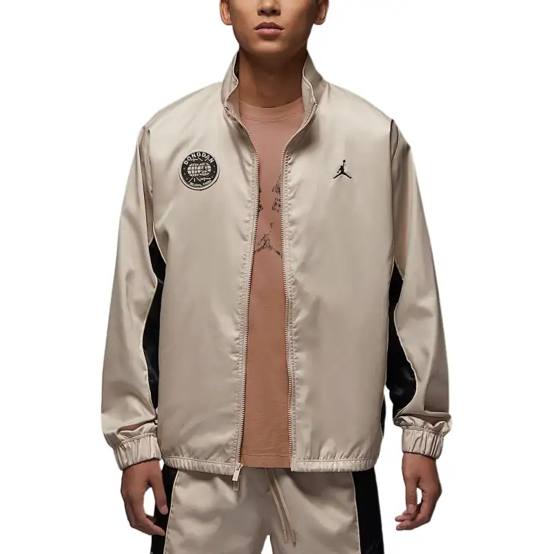 Jordan Sport Jackets Men's Apricot Stand Collar Moderate Other