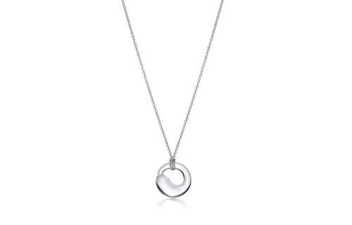 TIFFANY & CO. Elsa Peretti® Necklaces Unisex Silver