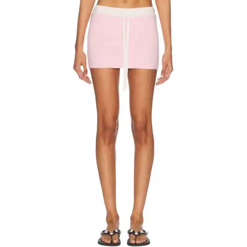 Balenciaga logo-embroidered mini skirt