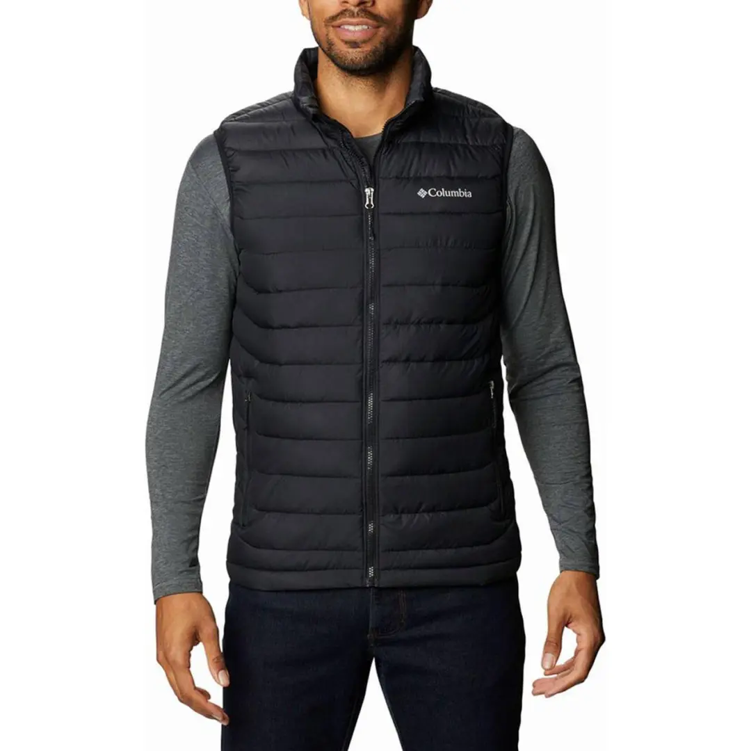 Columbia Vests Men's Black Stand Collar Other