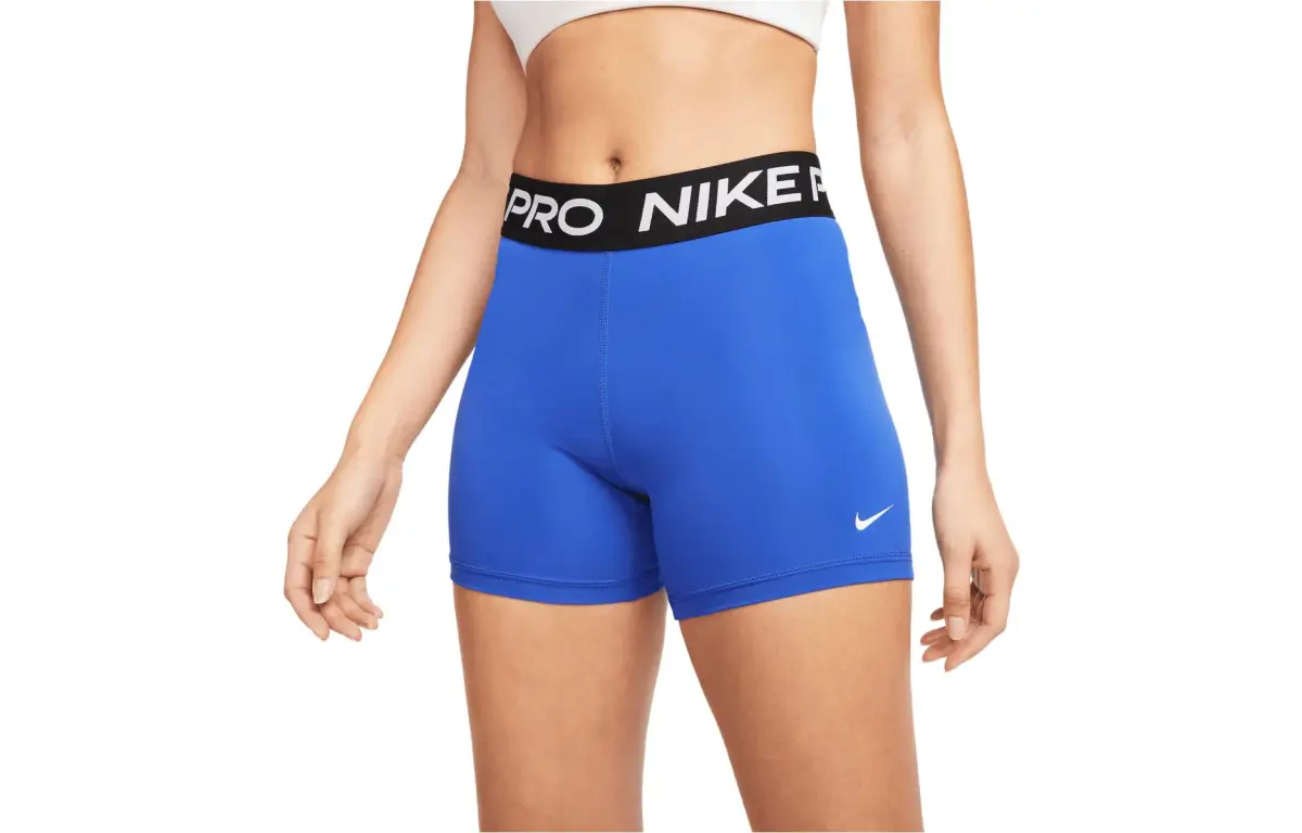 Nike Sports Shorts Women's Blue Moderate Tight Pants