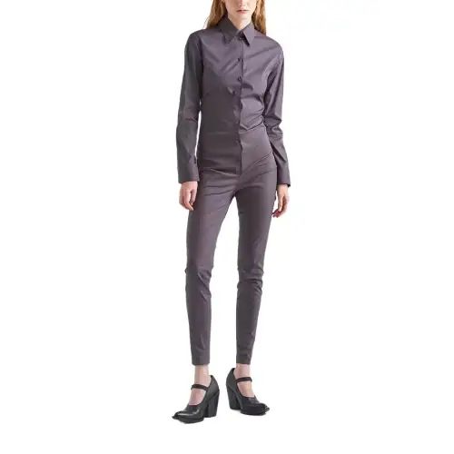 PRADA Long Sleeved Buttoned Jumpsuit