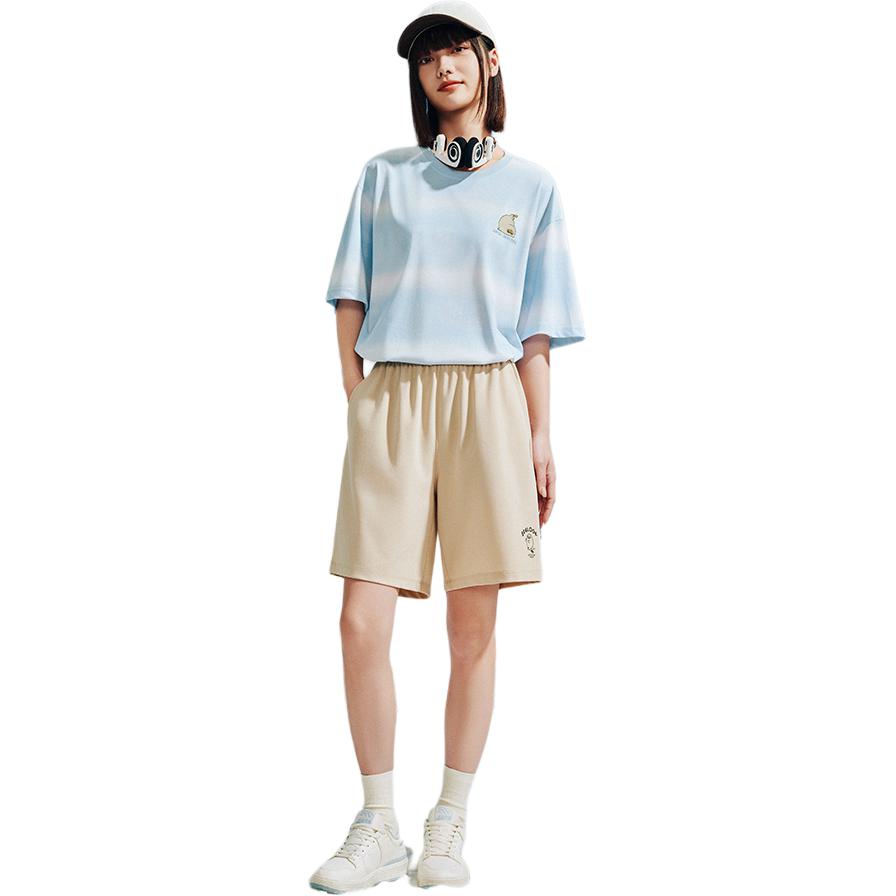 Anta x HAIBAOKANKAN Life Collection Sports Shorts Women’s Cheese Khaki