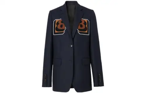 Burberry Business Suits Women's Blue Suit Collar Moderate Other
