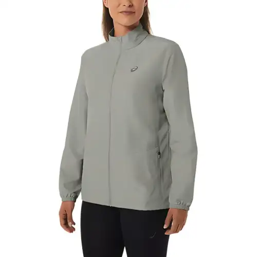Asics CORE Jackets & Coats Women's Olive Gray