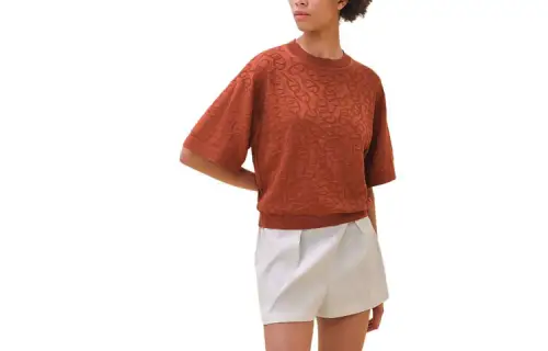 HERMES Knitwear Women's Turin Red