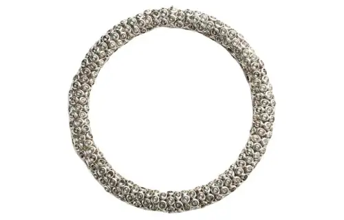 Bottega Veneta 925 Sterling Silver Necklaces Women's Silver