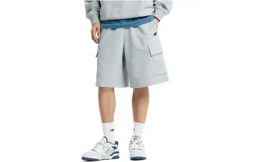 New Balance Cargo Shorts Unisex Gray Moderate