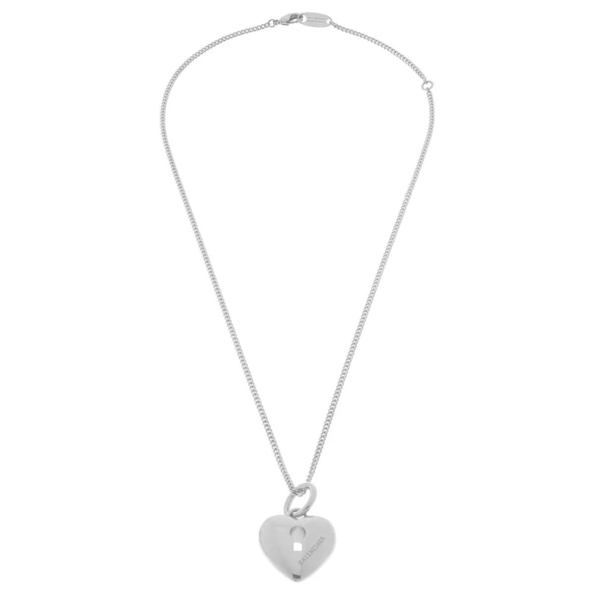 Balenciaga Brass Necklaces Women's Silver