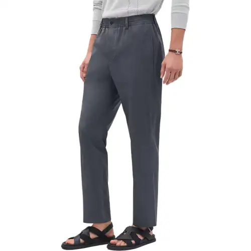 HERMES Casual Pants Men's Gray Green
