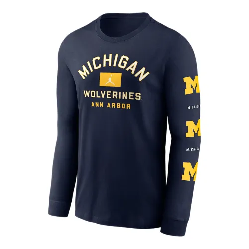 Jordan West Virginia Campus Classic Location Men's Jordan College Long-Sleeve T-Shirt
