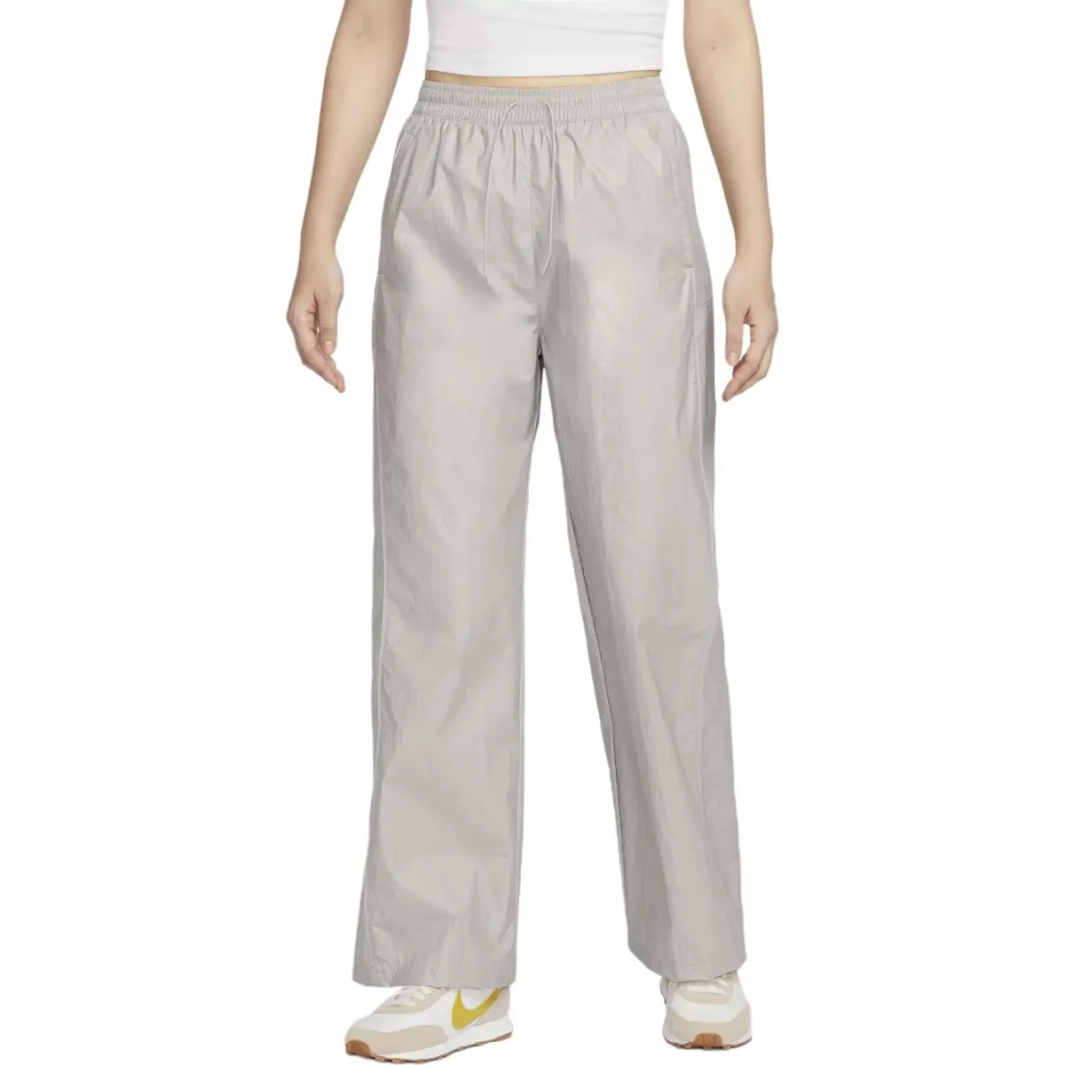 Nike WINDRUNNER Casual Pants Women's Light Iron Ore Gray/Asphalt Gray