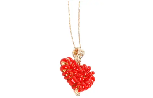 Bottega Veneta Necklaces Women's Red