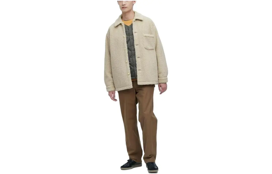 UNIQLO Velvet feel Coat Men's Beige
