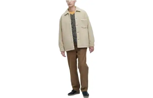 UNIQLO Velvet feel Coat Men's Beige