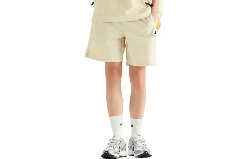 New Balance Casual Shorts Unisex Light Beige Moderate
