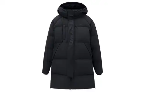 ANTA Life Collection Down Jackets Men's Black Hooded Moderate Other