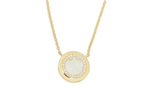 TIFFANY & CO. T 18K Gold Necklaces Women's