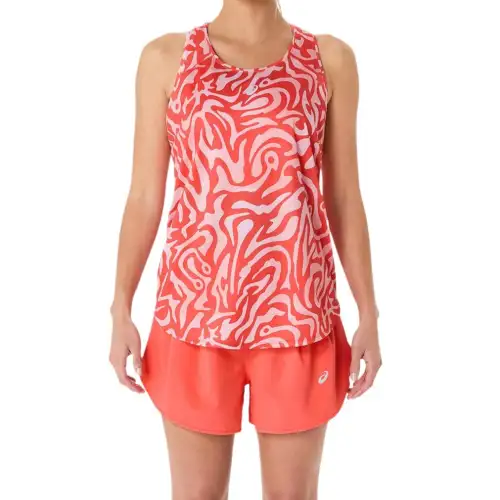 Asics T Shirt Women's Red Print