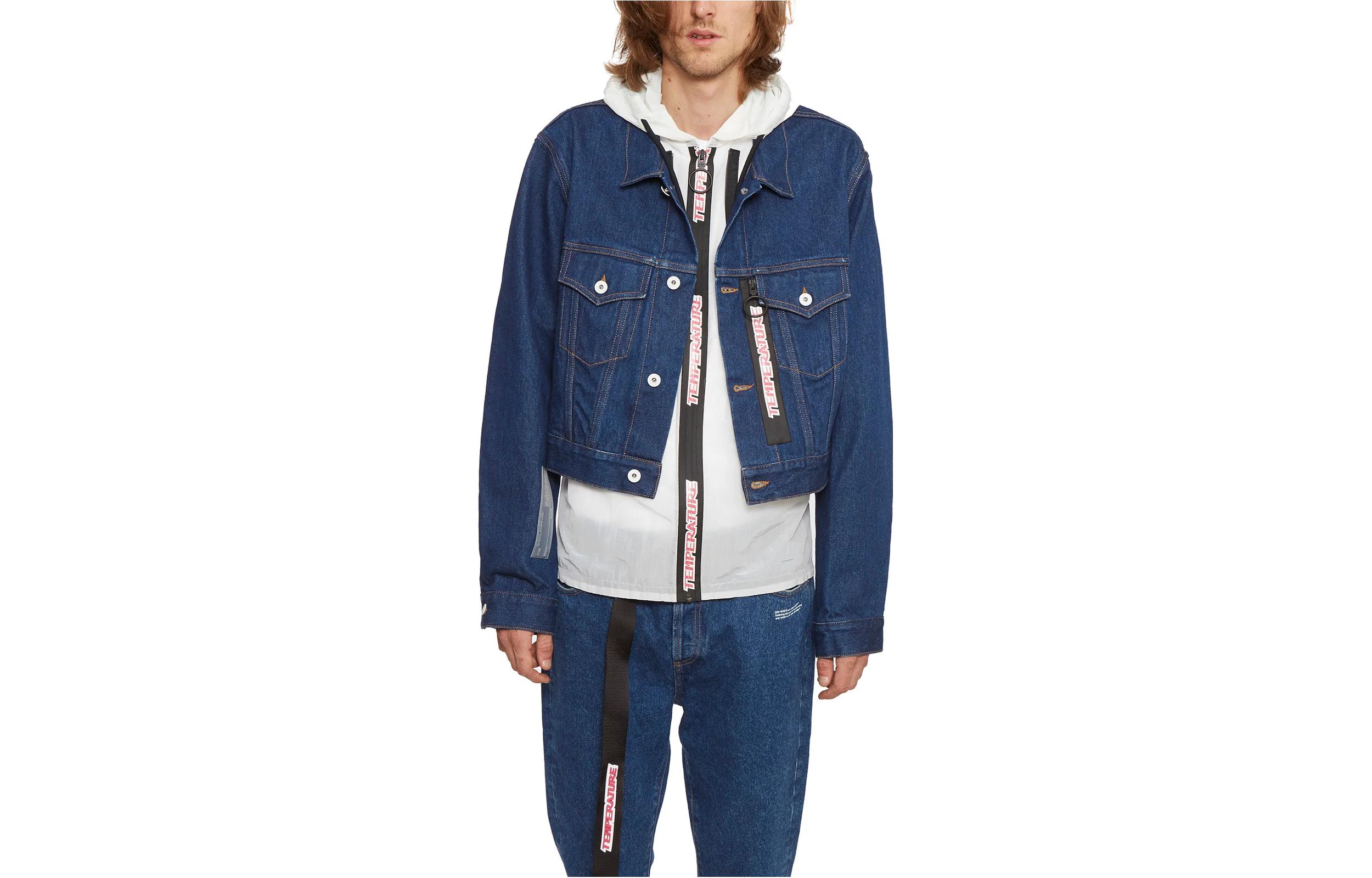 OFF-WHITE Panelled Denim Jacket