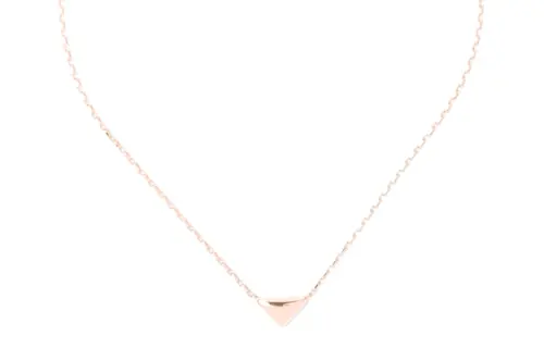 PRADA Necklaces Unisex Rose Gold