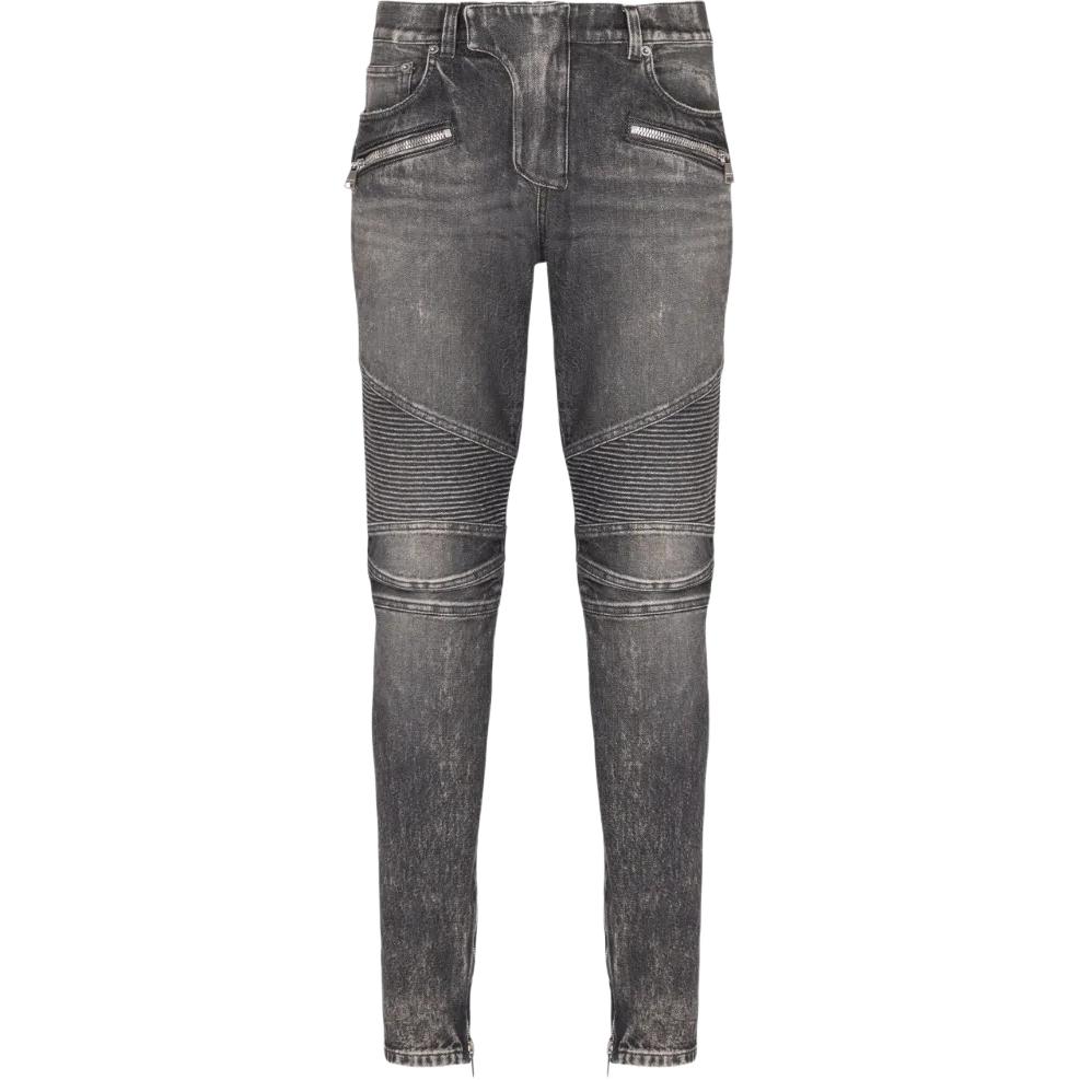 Мужские штаны BALMAIN BALMAIN SS25 (черно-серые)
