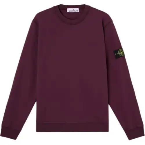STONE ISLAND Logo Patch Crewneck Sweatshirt
