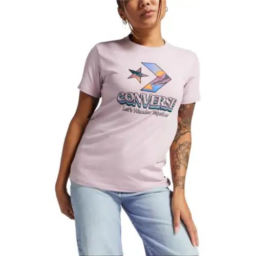 Converse T Shirt Women's Phantasm Purple