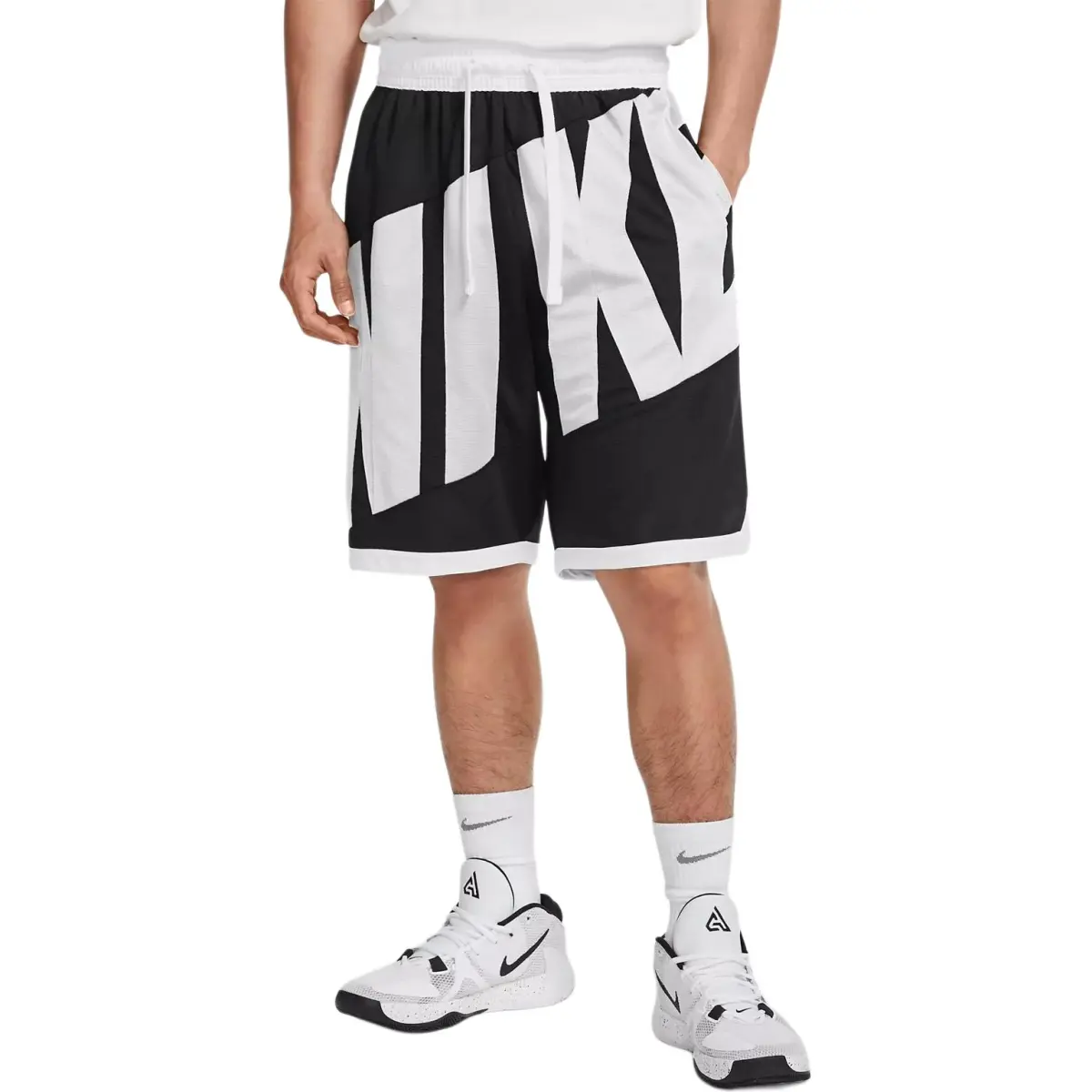 Nike Dri Fit Basketball Shorts Men's Black/White