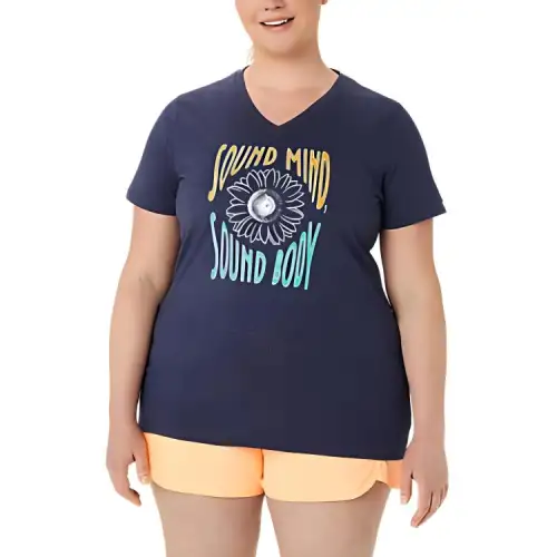 Asics Regular T Shirt Women's Marine Blue