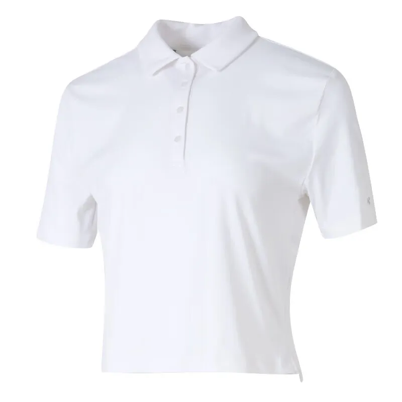 Under Armour Boxy Polo Shirt Women's White