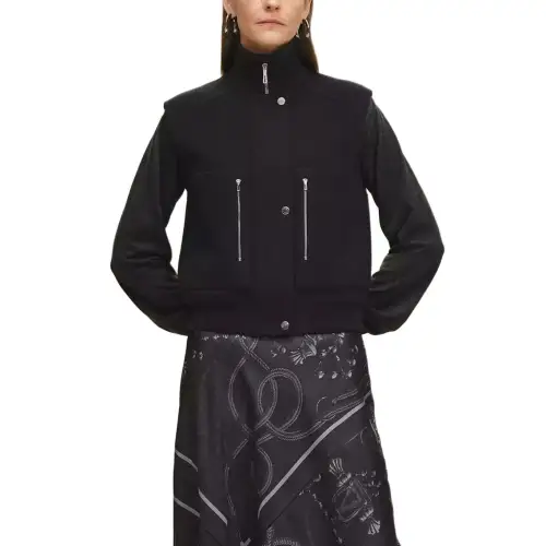 HERMES Jackets & Coats Women's Black