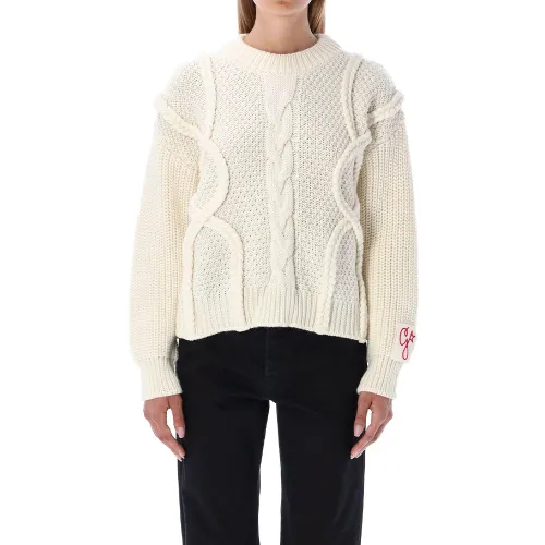 【Previous Season】cable-knit long-sleeved jumper