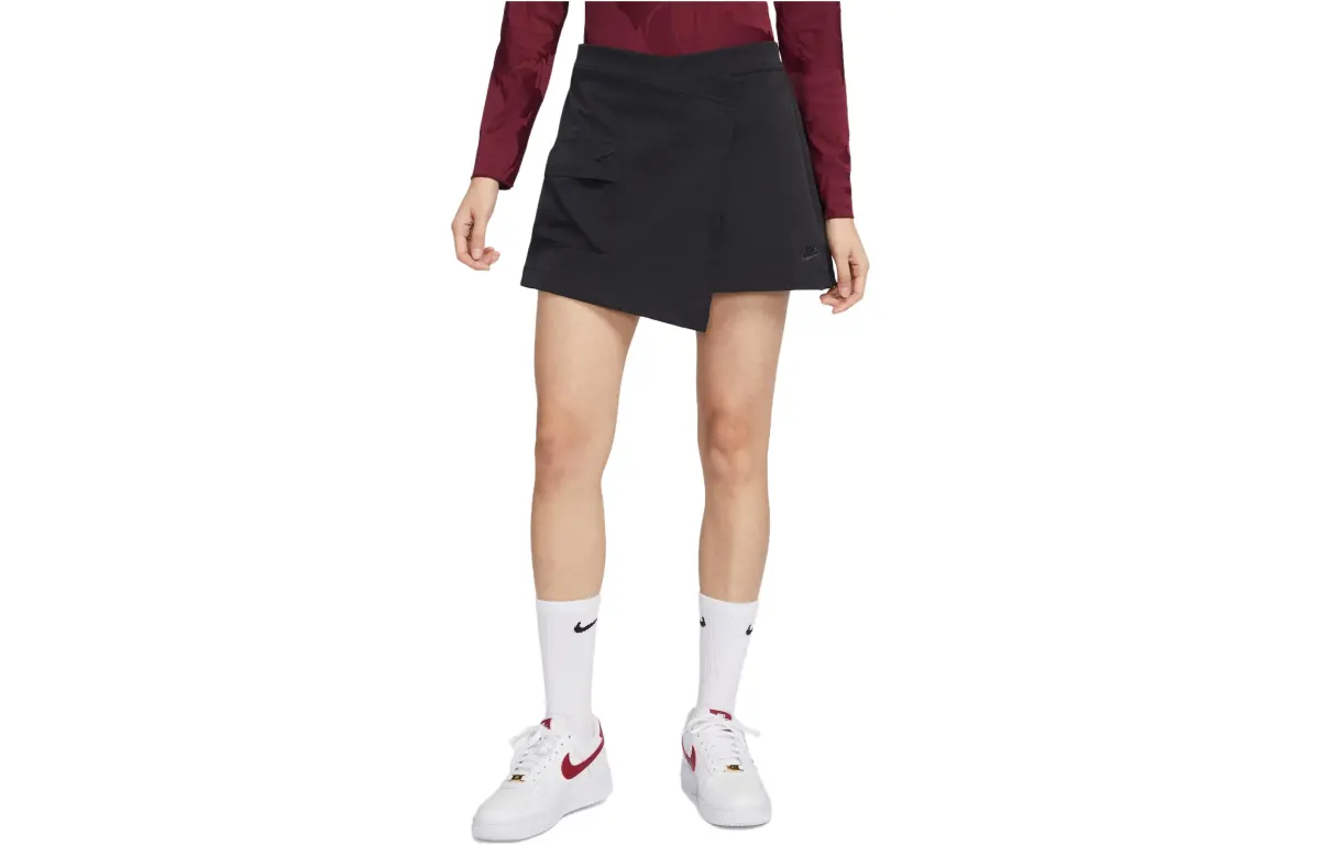 Nike SPORTSWEAR TECH PACK Casual Short Skirts Women's Coal Black