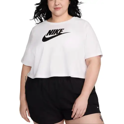 Nike Sportswear Essential Women's Cropped Logo T Shirt Plus Size