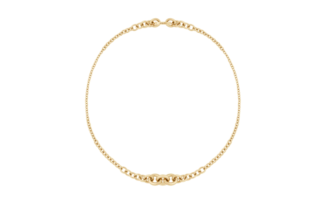 SAINT LAURENT 18K Gold Necklaces Unisex Gold