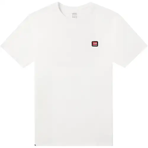 Vans T Shirts Women's White Crew Neck Moderate Straight Fit