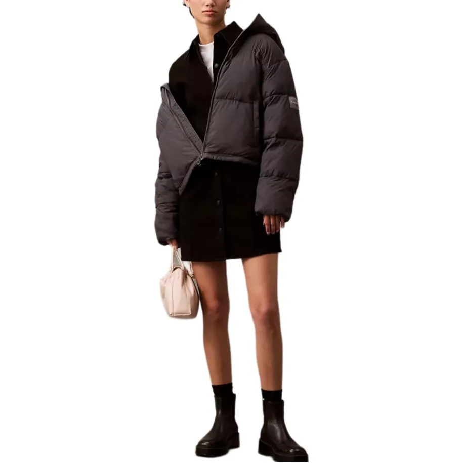 CALVIN KLEIN Puffer Jacket Women's Brown